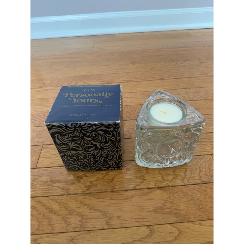 Avon Vintage 1980 Personally Yours Meadow Morn Fragrance Candle - New in Box